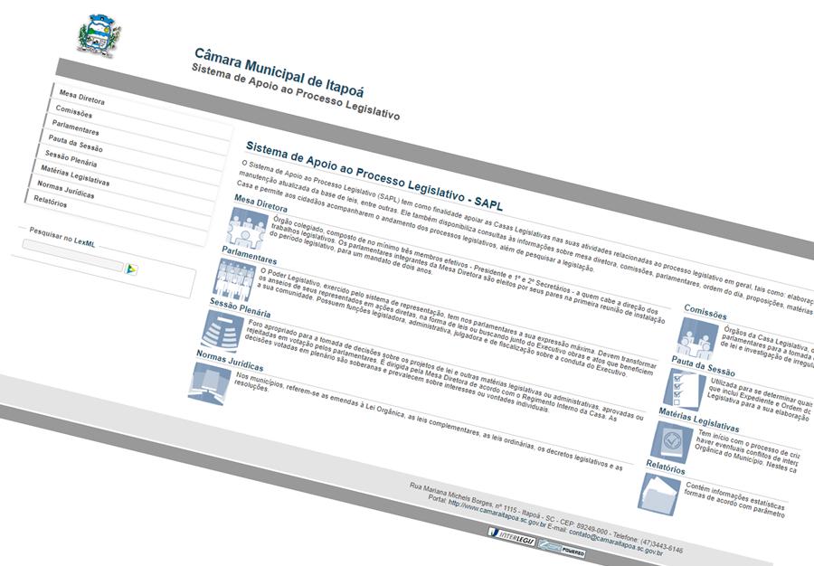Câmara catarinense acaba com papel no processo legislativo com SAPL
